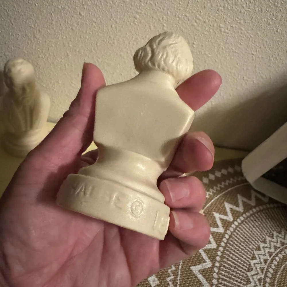 VTG 3 PC Halbe Classical Music Composer Bust Set